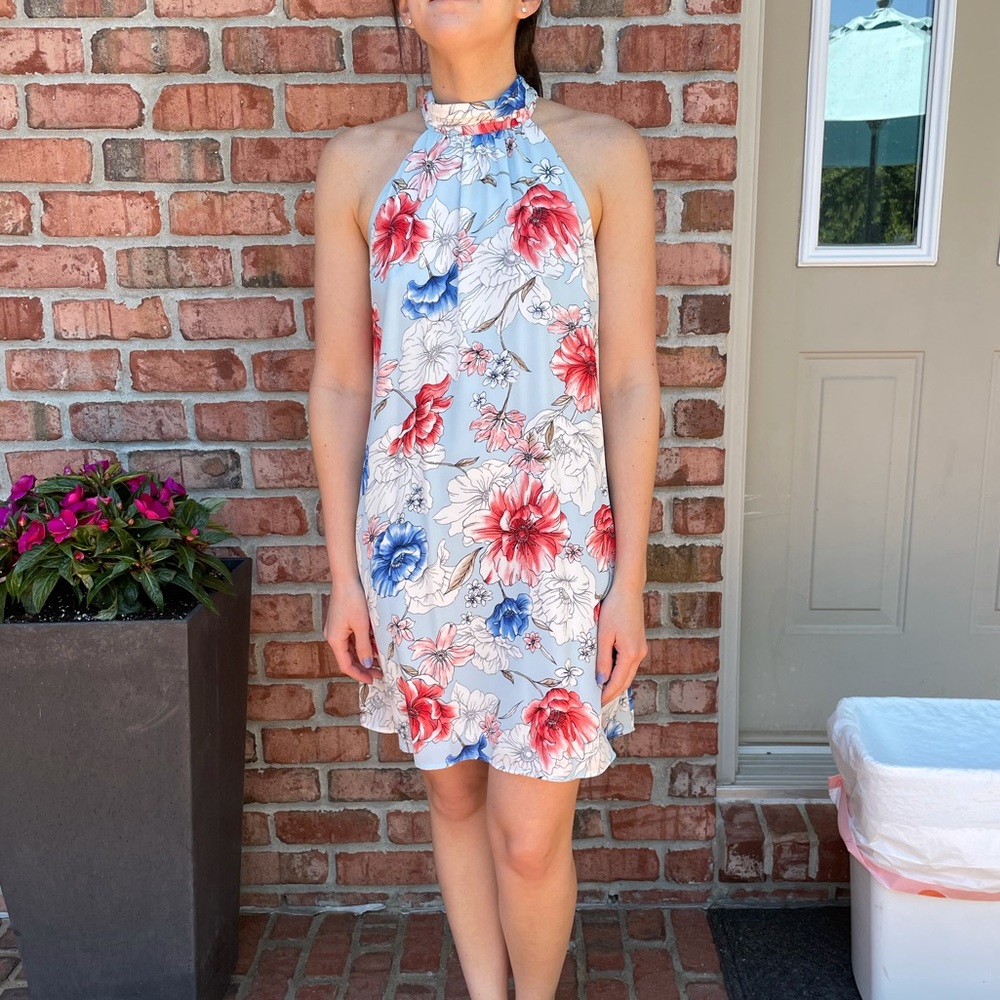 Floral cocktail dress